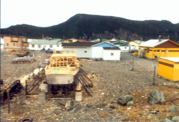 638: The "Kittiwake" under construction. (1983) [courtesy of Bernard Mulrooney]